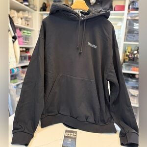 Marcelo Burlon Heavy Black Hoodie - New XL